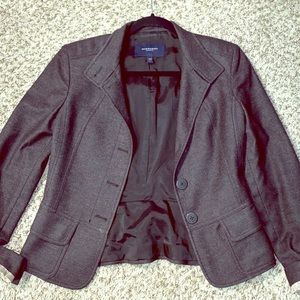 Burberry wool cashmere grey jacket size small